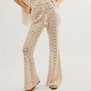Spell Helena Crochet Lace Bell Pants